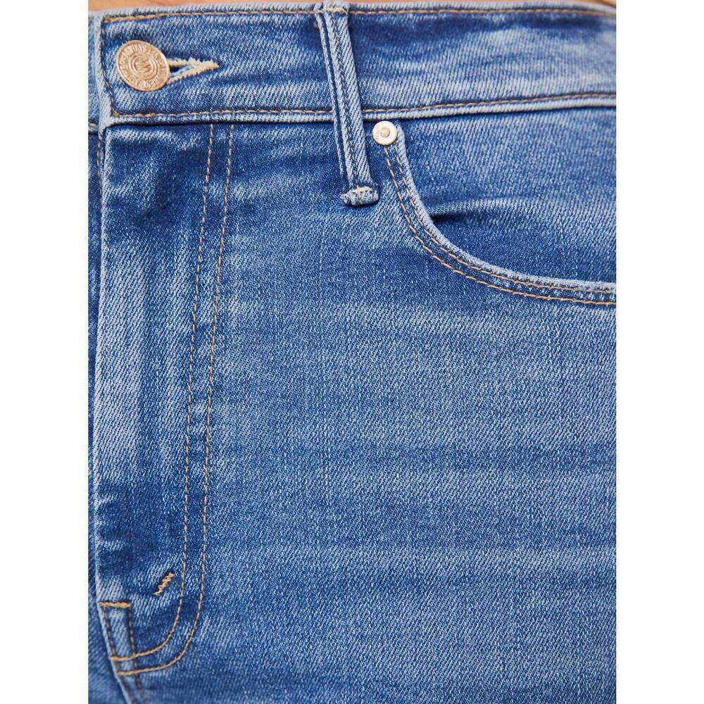 NEW MOTHER high waisted weekender skimp jeans in swing & a miss - Picture 7 of 7